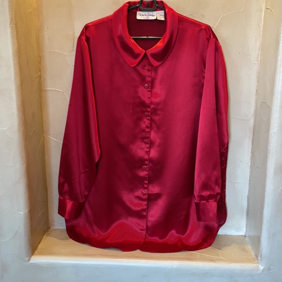 Vintage Diane Von Furstenberg Shirt Dress Large - Picture 7 of 7